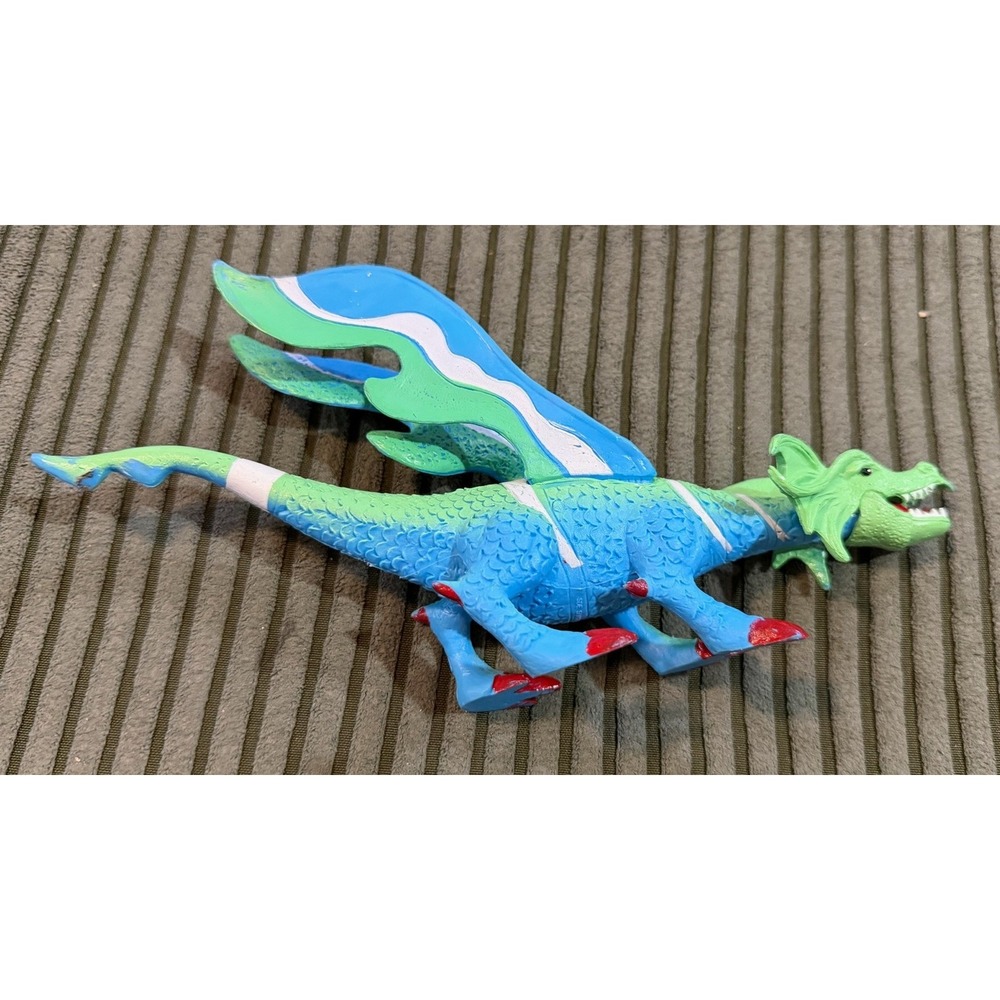 Blue Green Dragon Toy‎ Figure Fantasy Creature